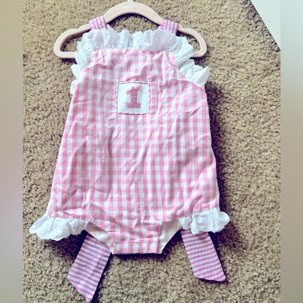 1 year old birthday suit by Seven Lantern Lane